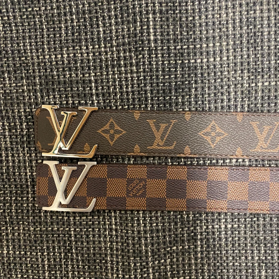 Louis Vuitton bälte monogram & rutig