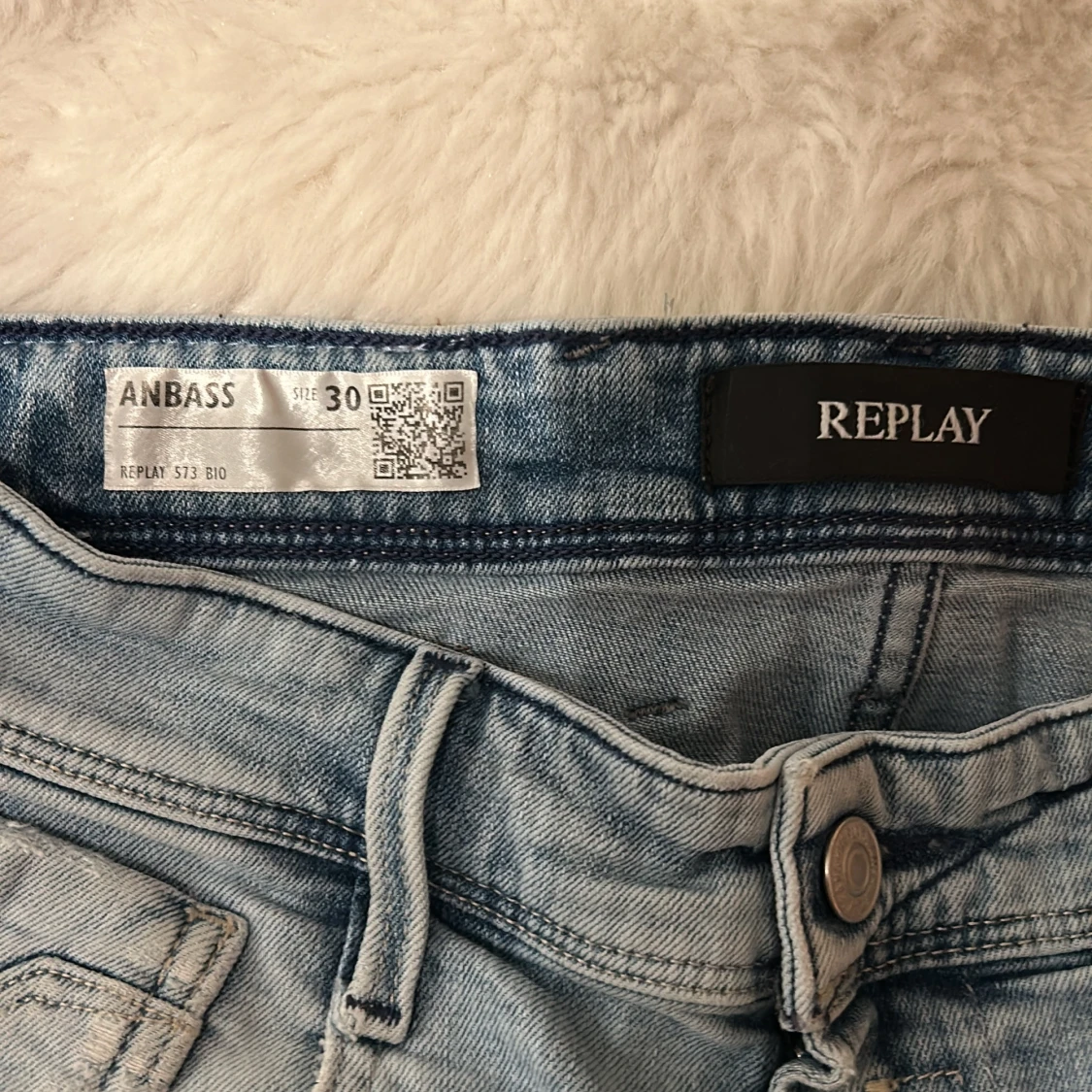 Replay Anbass ljusblå jeans herr - 2