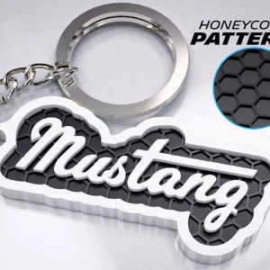 Ford - Mustang Nyckelring  - Denna design är våran bästsäljare och levereras självklart med själva ringen