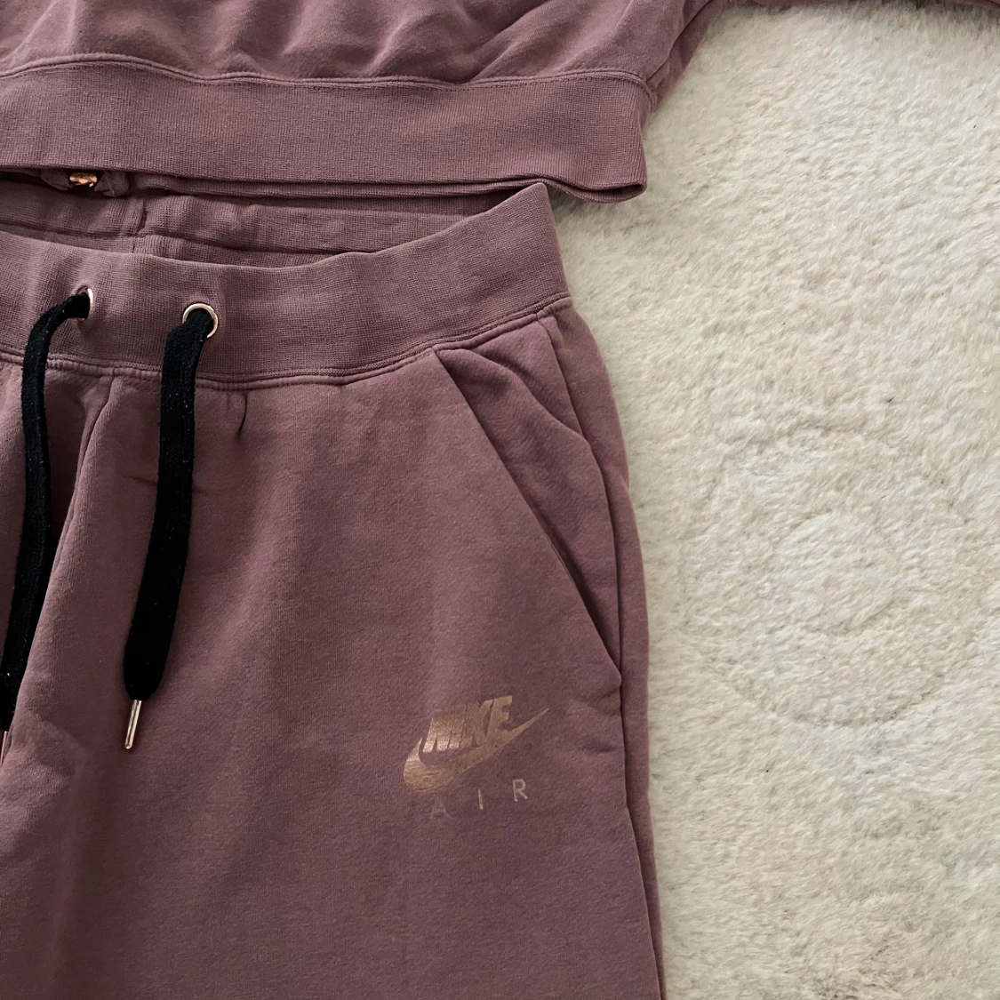 Lila croppad Nike Air sweatshirt - 2