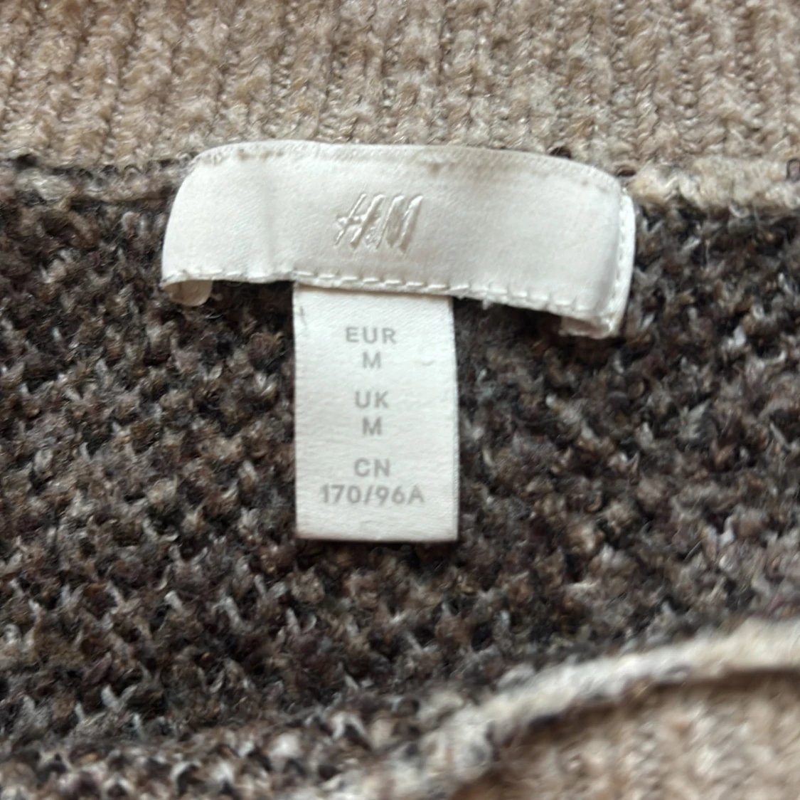 Leopardmönstrad stickad tröja H&M - 1