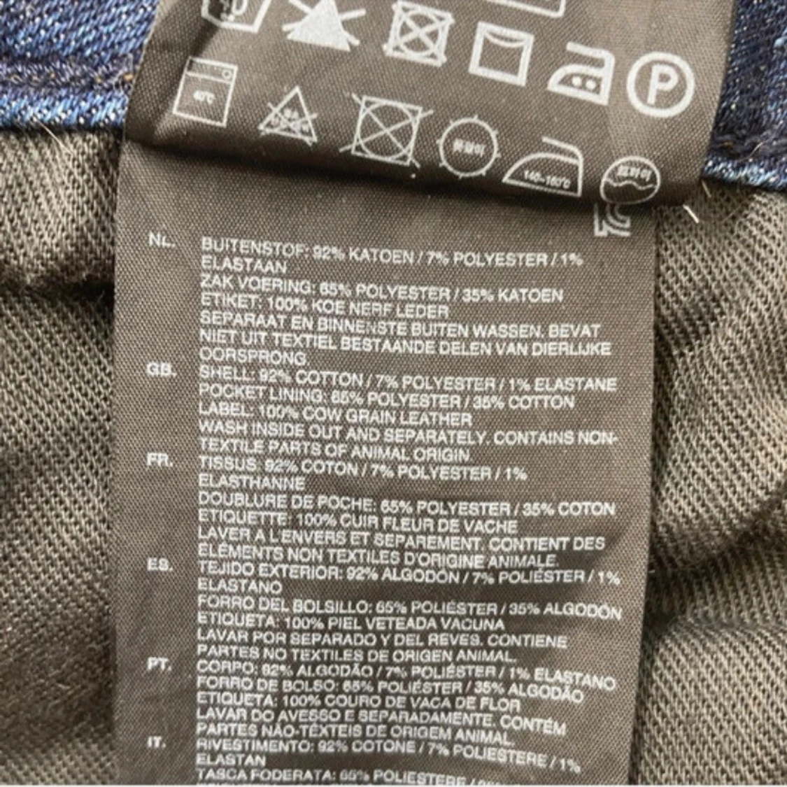 Mörkblå skinny jeans från G-Star RAW - 3