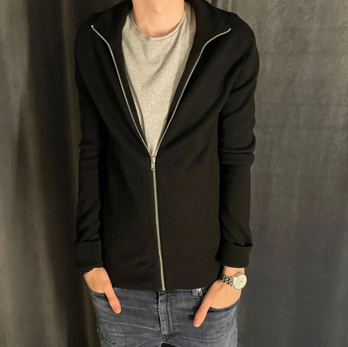 Svart cardigan från Brothers