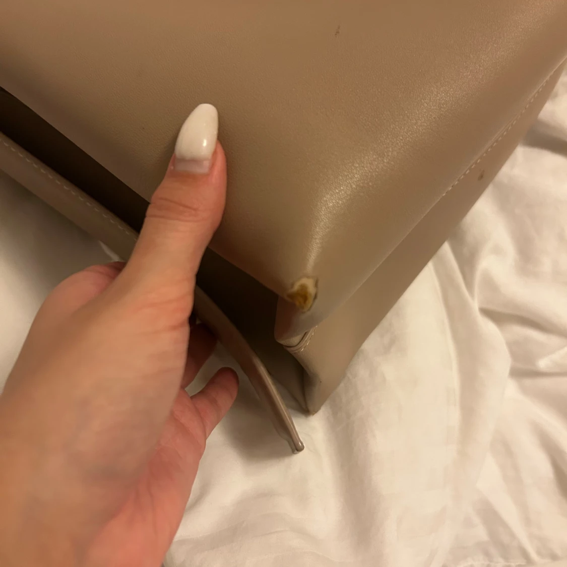 Beige mango väska  - 3