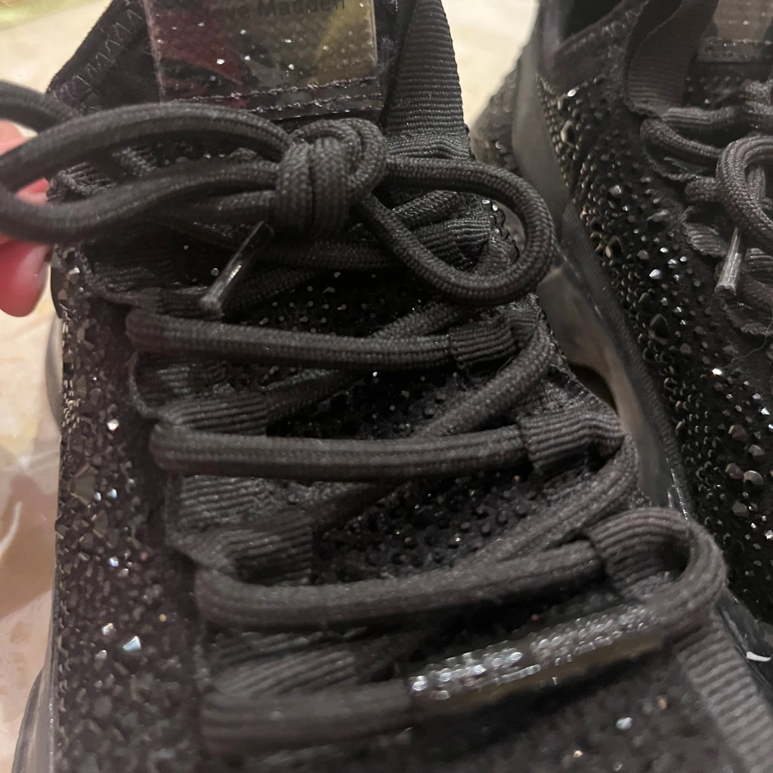 Svarta glittriga sneakers Steve Madden - 3