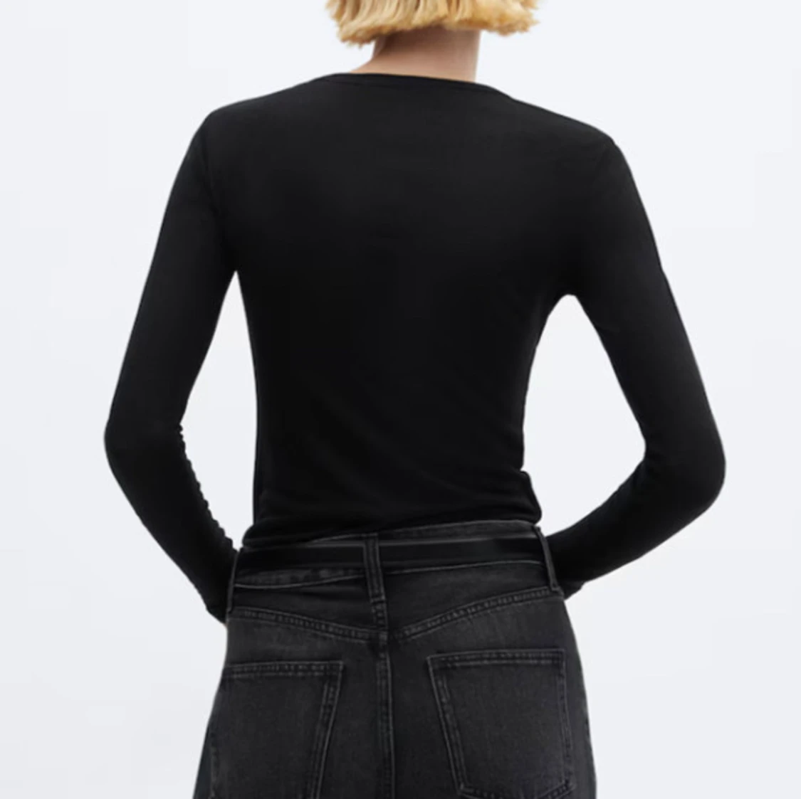 Enkel långärmad tröja - 2