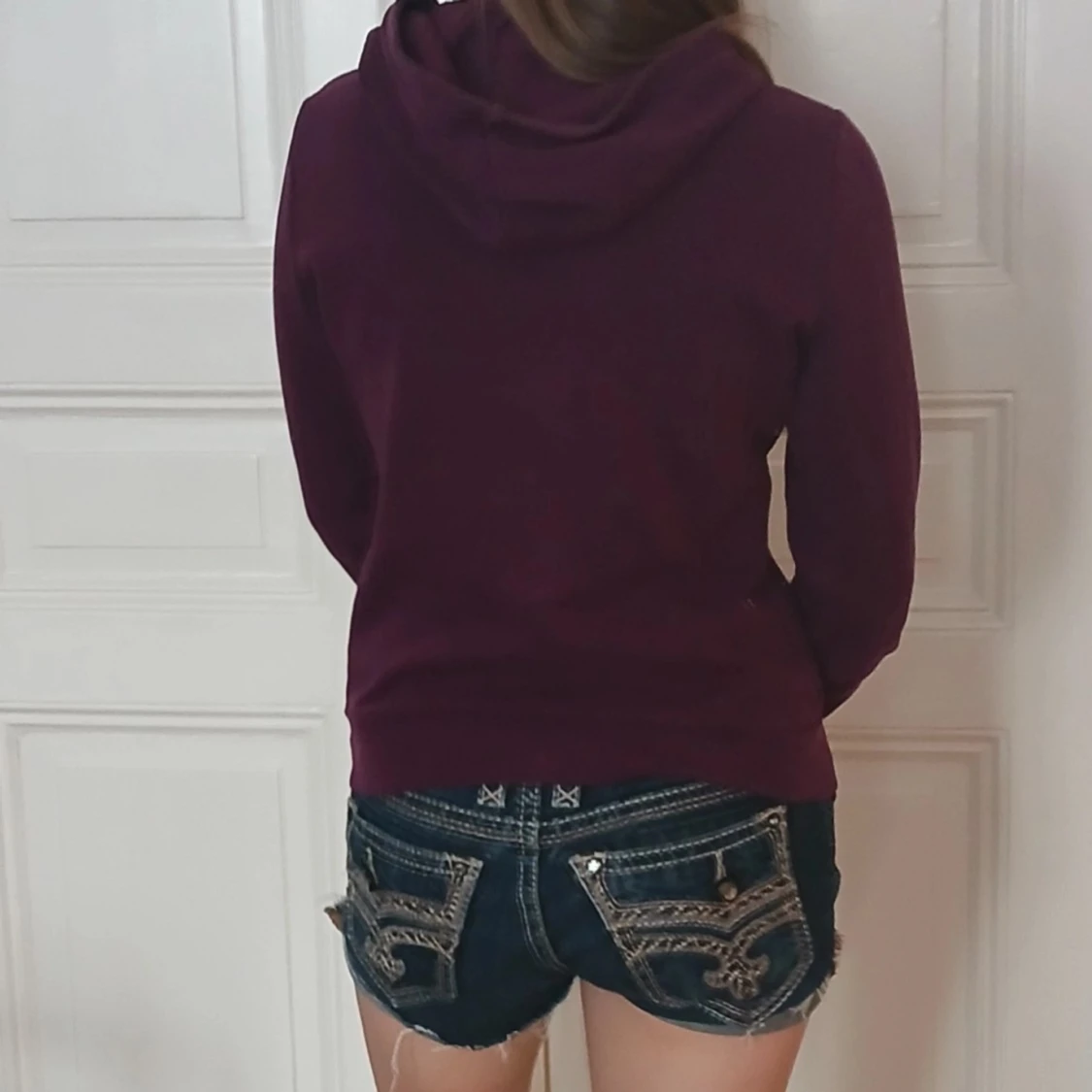 Mörklila Aeropostale hoodie  - 1
