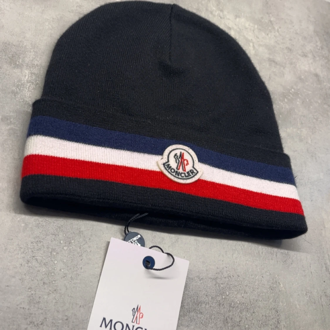 Moncler mössa med ränder - 4