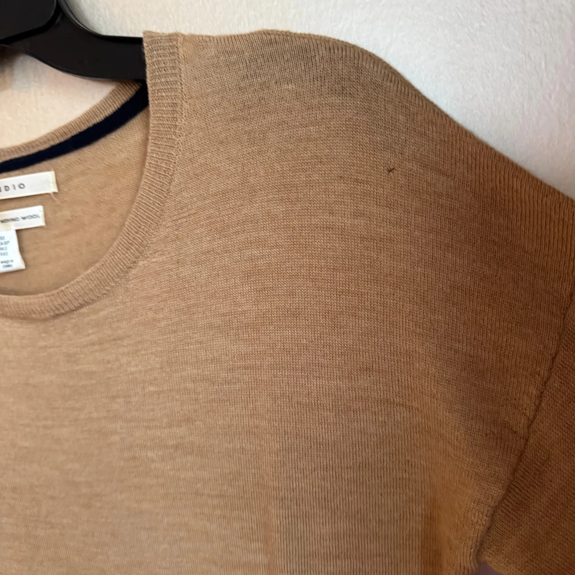 Tunn beige merinoulltröja från Max Studio - 4