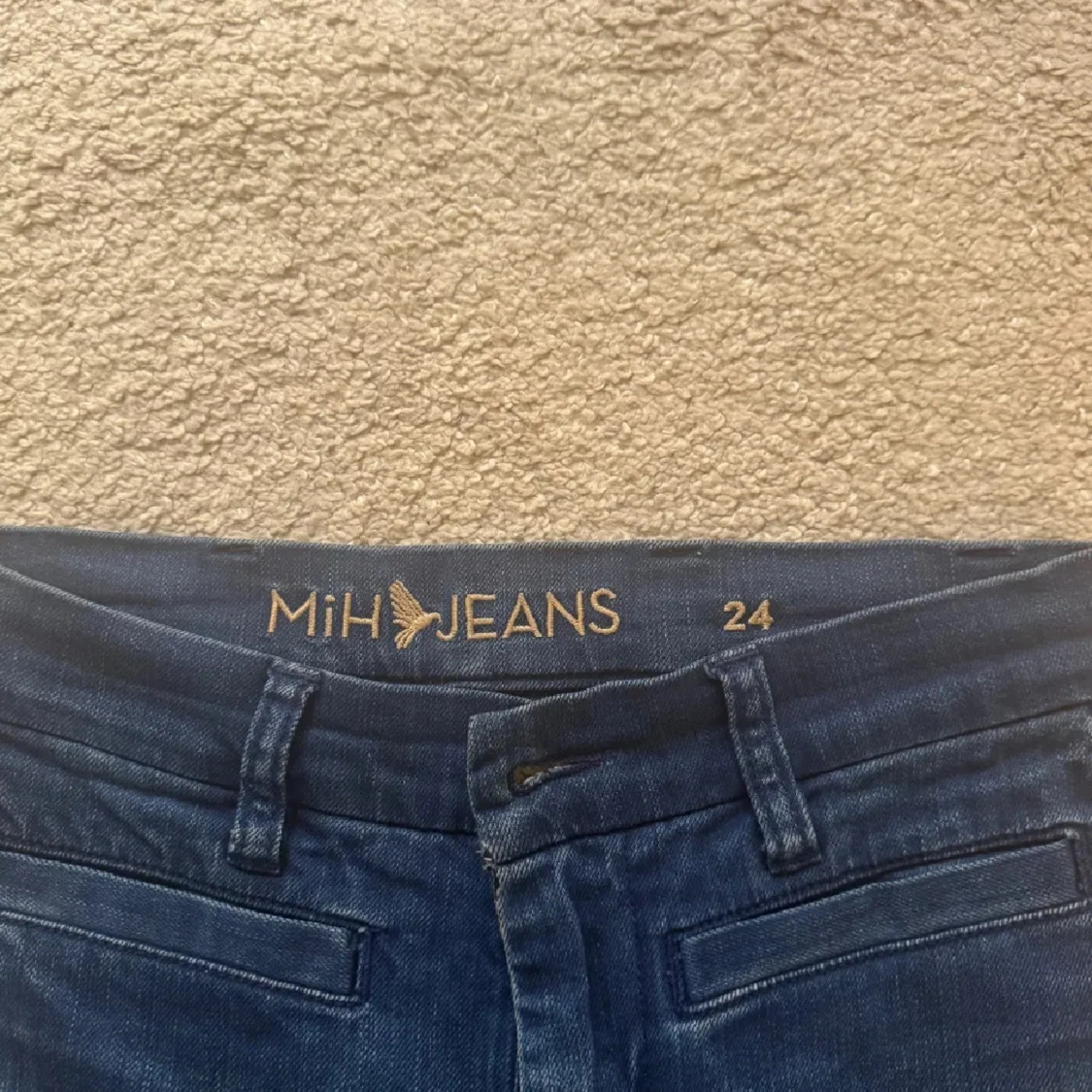 Blå bootcut jeans från MiH Jeans - 2