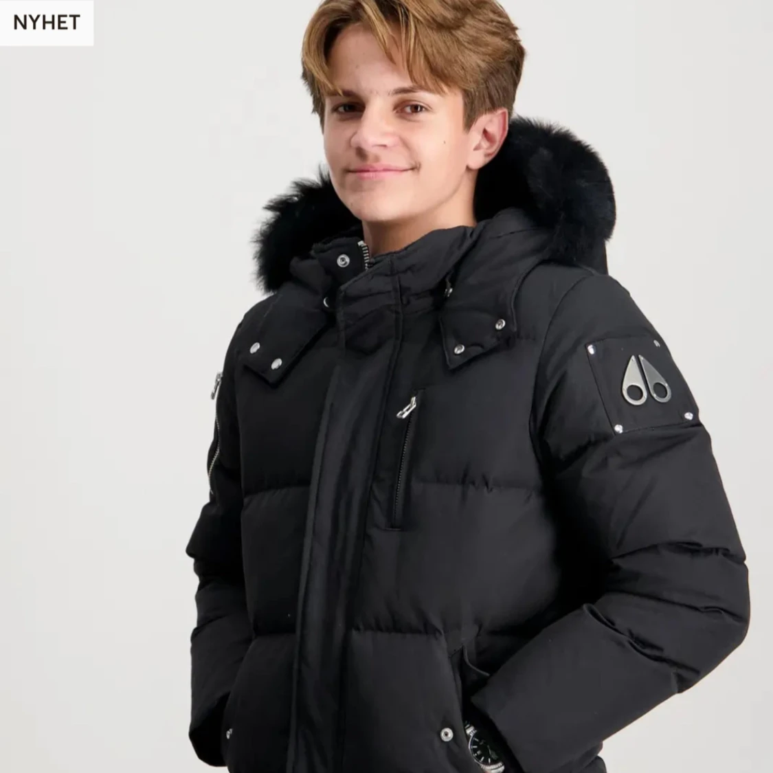 Svart pufferjacka från Moose Knuckles - 2