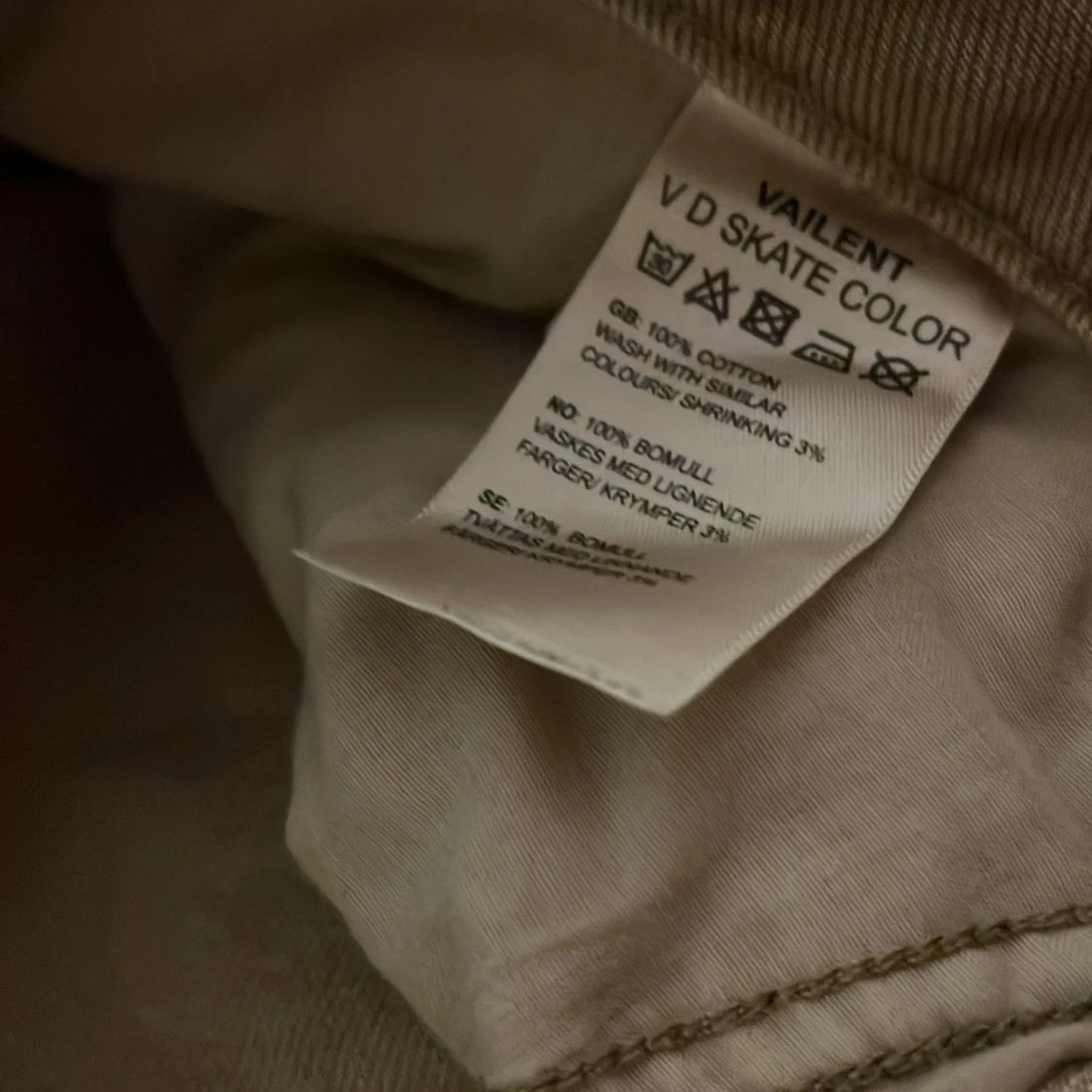 Beige byxor från Vailent i bomull (Carlings) - 2