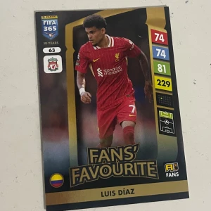 Fotbollskort Luis Diaz - Fansen favorit Luis Diaz samlarkort.