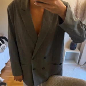 Grå rutig oversized kavaj - Kavaj🩶🩶