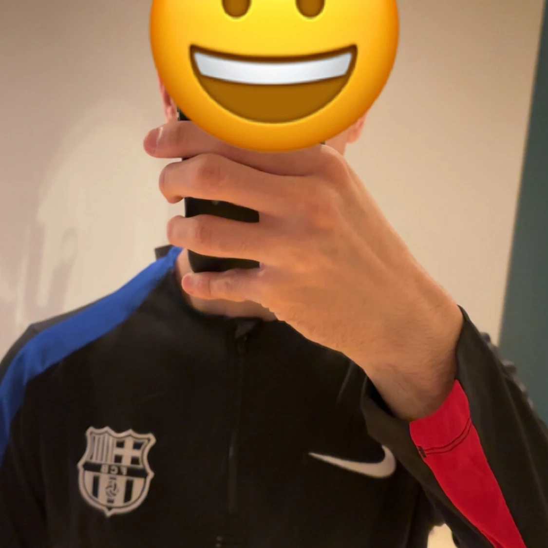 Nike FC Barcelona svart träningströja - 2