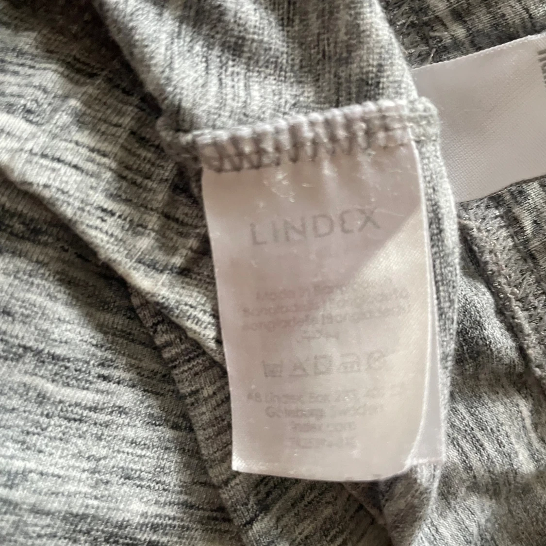 Grå leggings från Lindex, strl 146/152 - 3