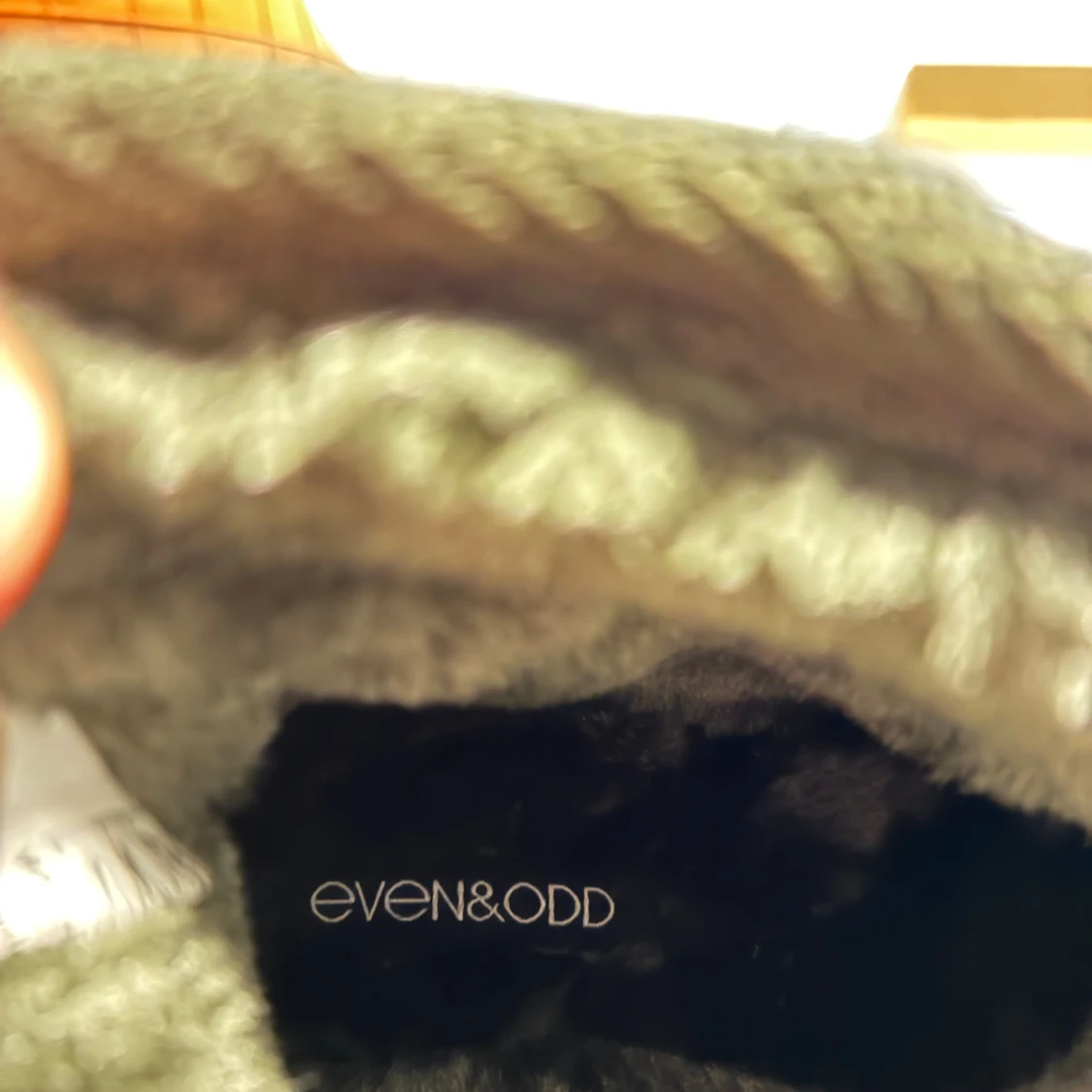 Olivgröna mockaboots med platt sula, Even&Odd - 4