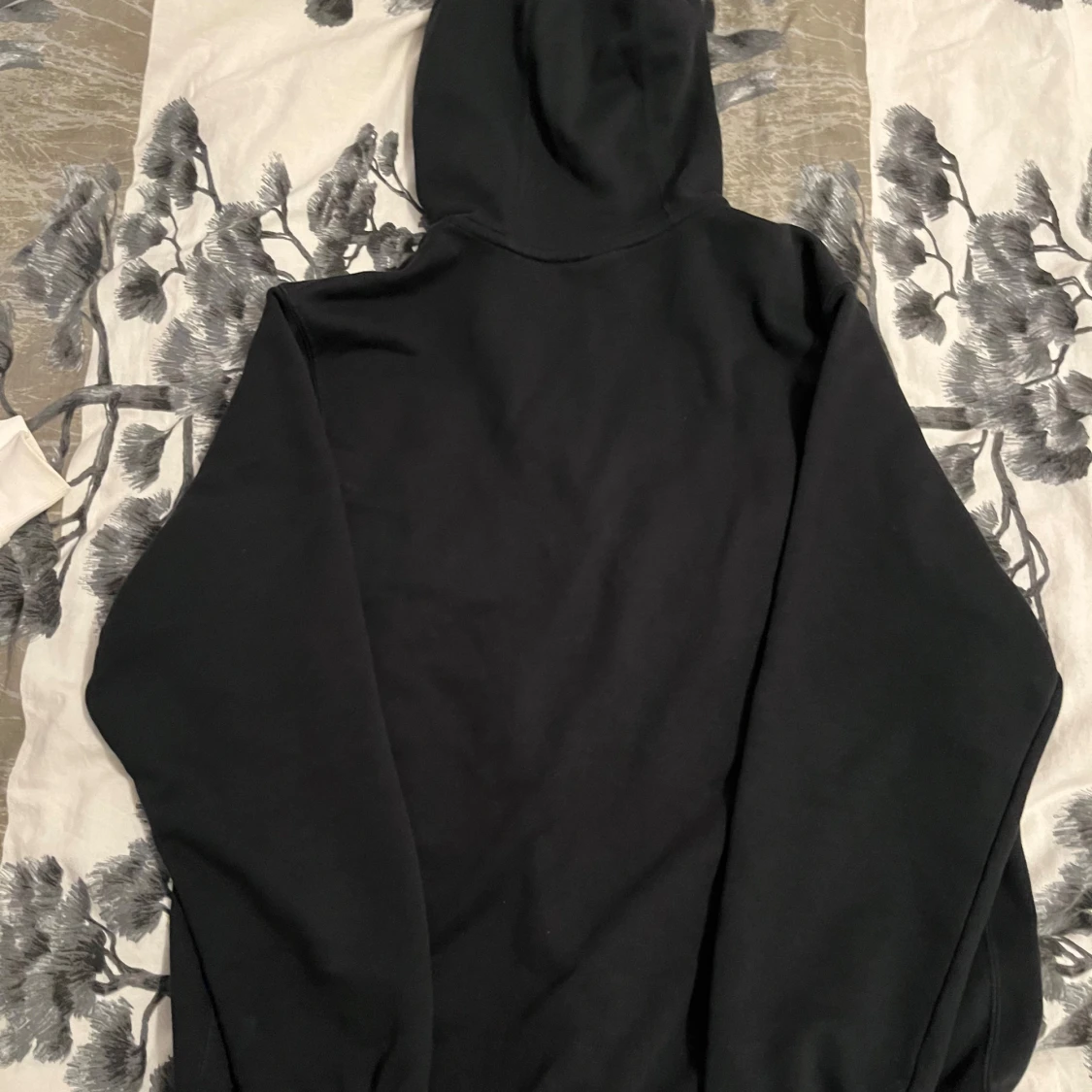 Svart Nike hoodie med dragkedja - 2