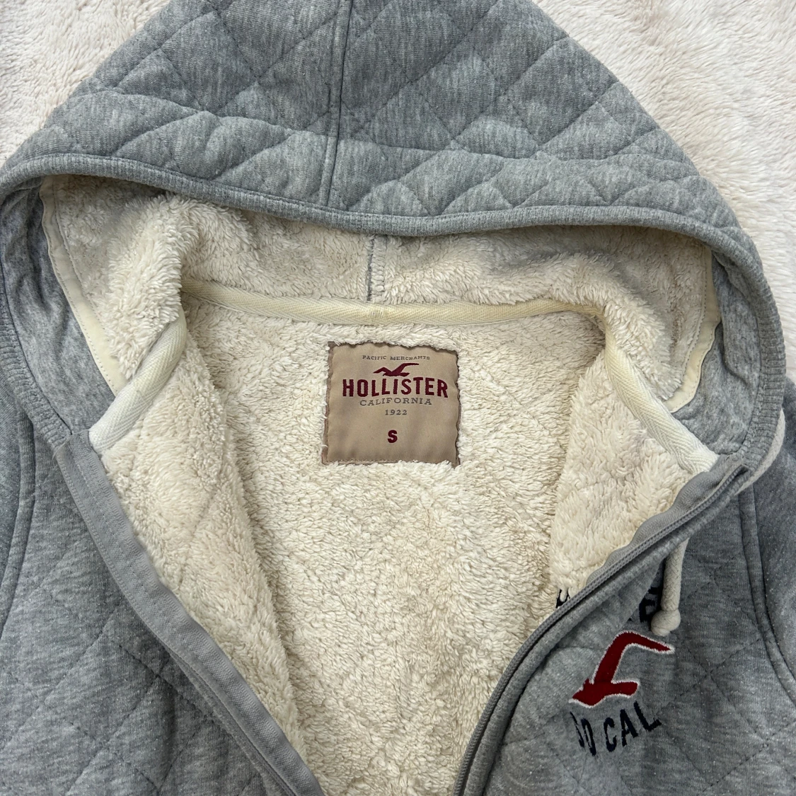 Hollister zip med foder - 3