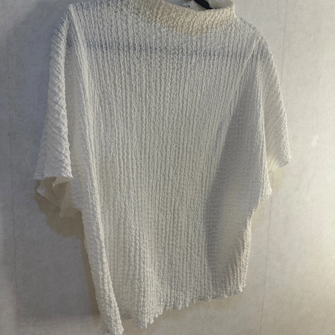 Vit strukturerad topp från Zara