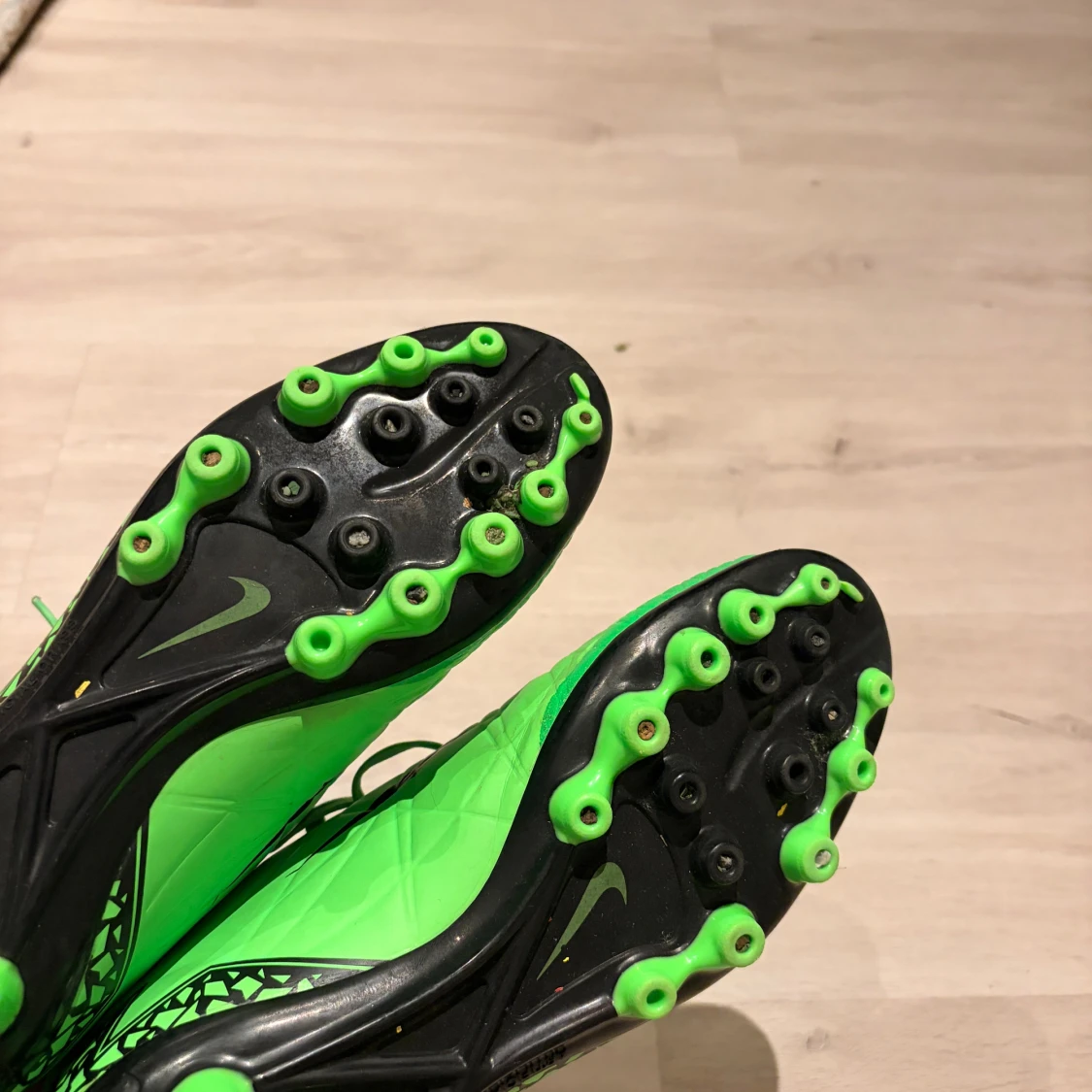 Nike Hypervenom gröna fotbollsskor - 4