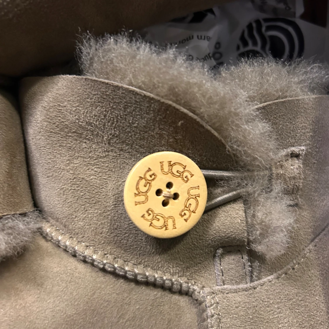 Beige UGG boots med pälsfoder, strl 40 - 3
