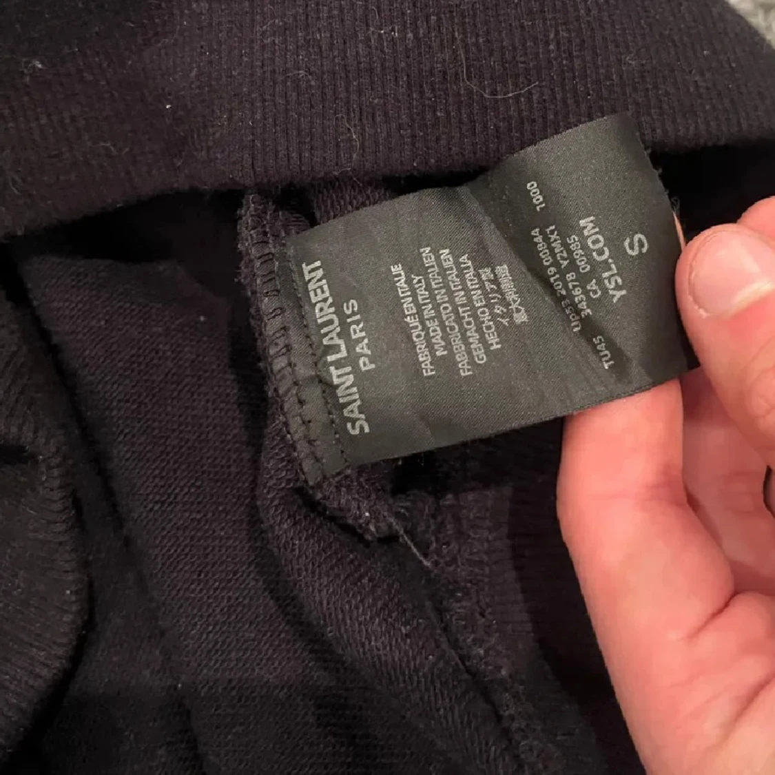 Svart hoodie från Saint Laurent - 1