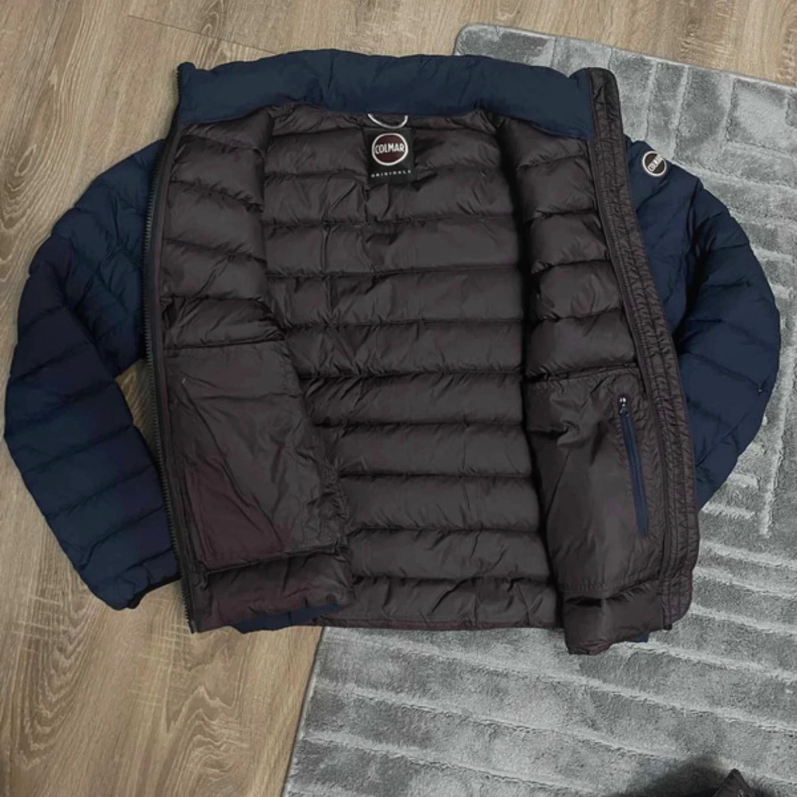 Mörkblå dunjacka från Colmar - 3