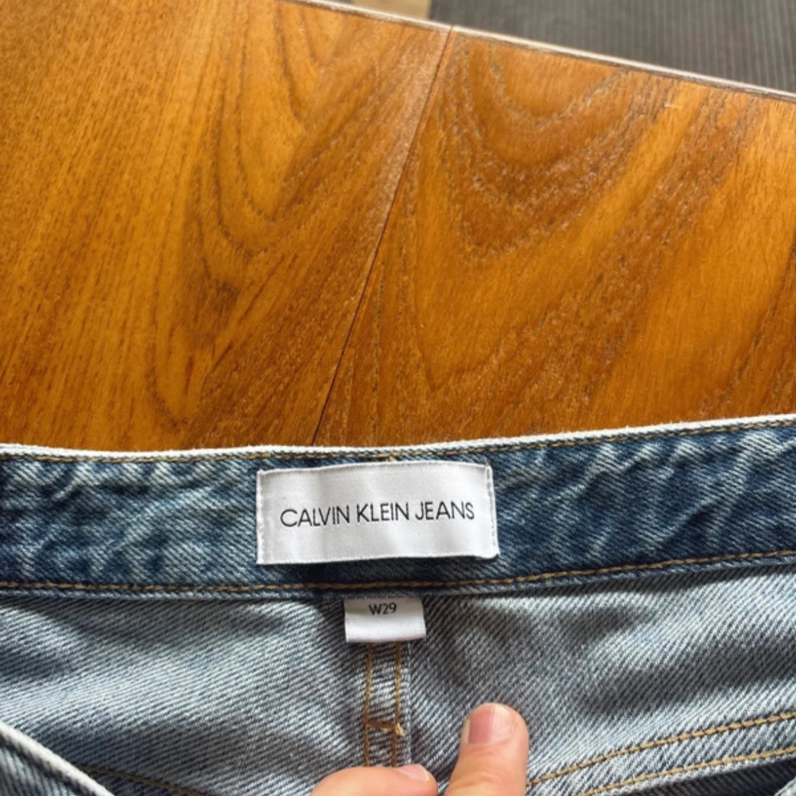 Blåa straight jeans från Calvin Klein - 4