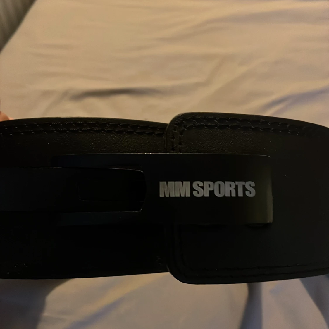 Svart träningsbälte MM Sports - 1