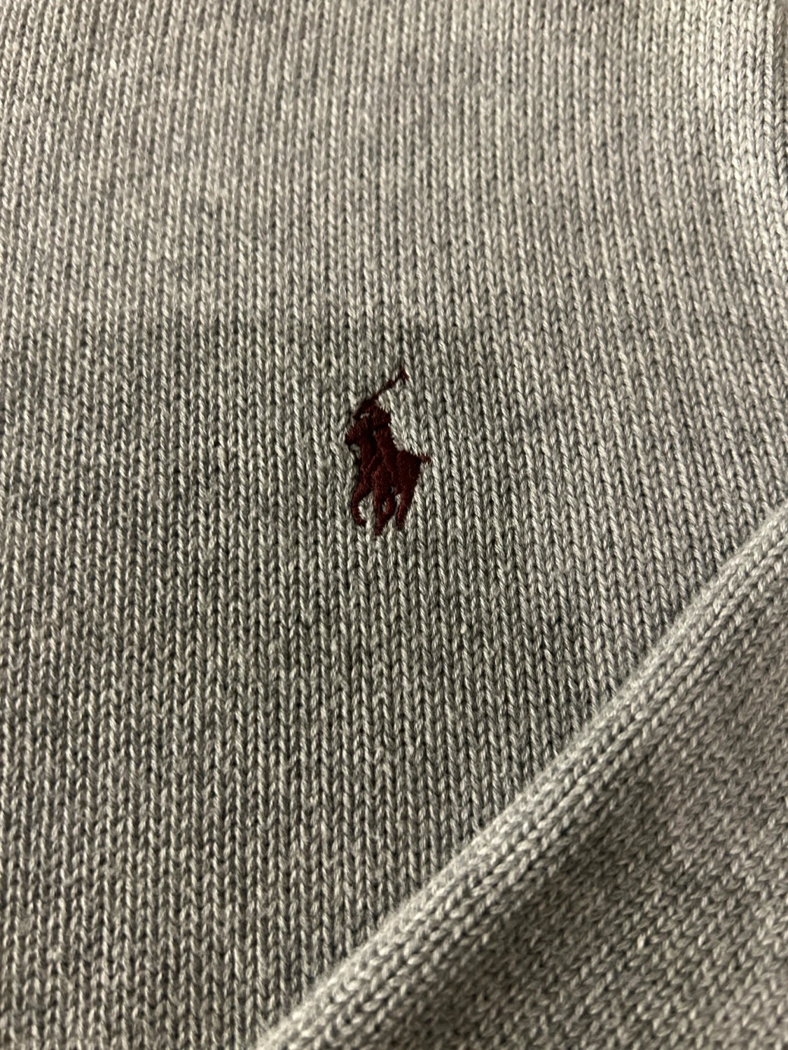 Grå stickad tröja Polo Ralph Lauren - 1