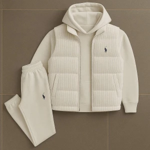 Ralph Lauren™ Set – Vit - Ralph Lauren™ Set – Vit • Hoodie, väst & byxor • Storlekar från XS till 2XL • Finns även på maisonamaro,se