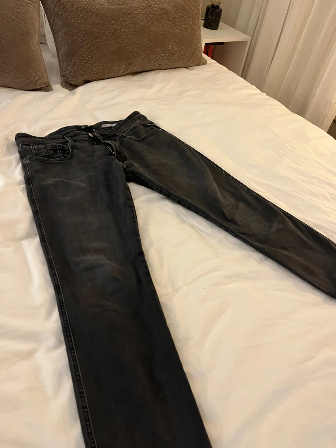 Replay Anbass svarta slim jeans W31 L32