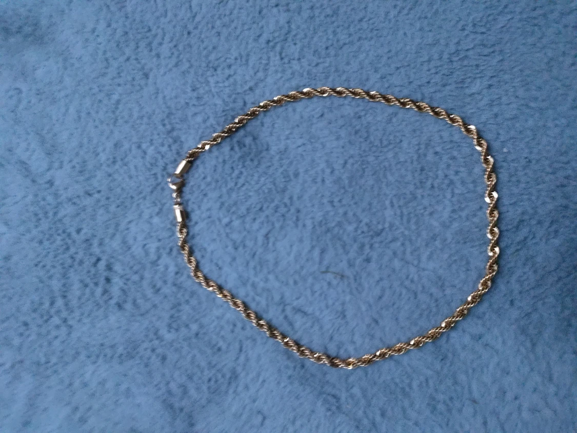 Guld planterat halsband - 2