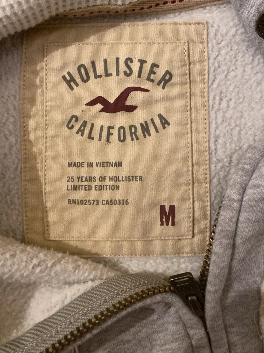 Hollister zip hoodie - 1