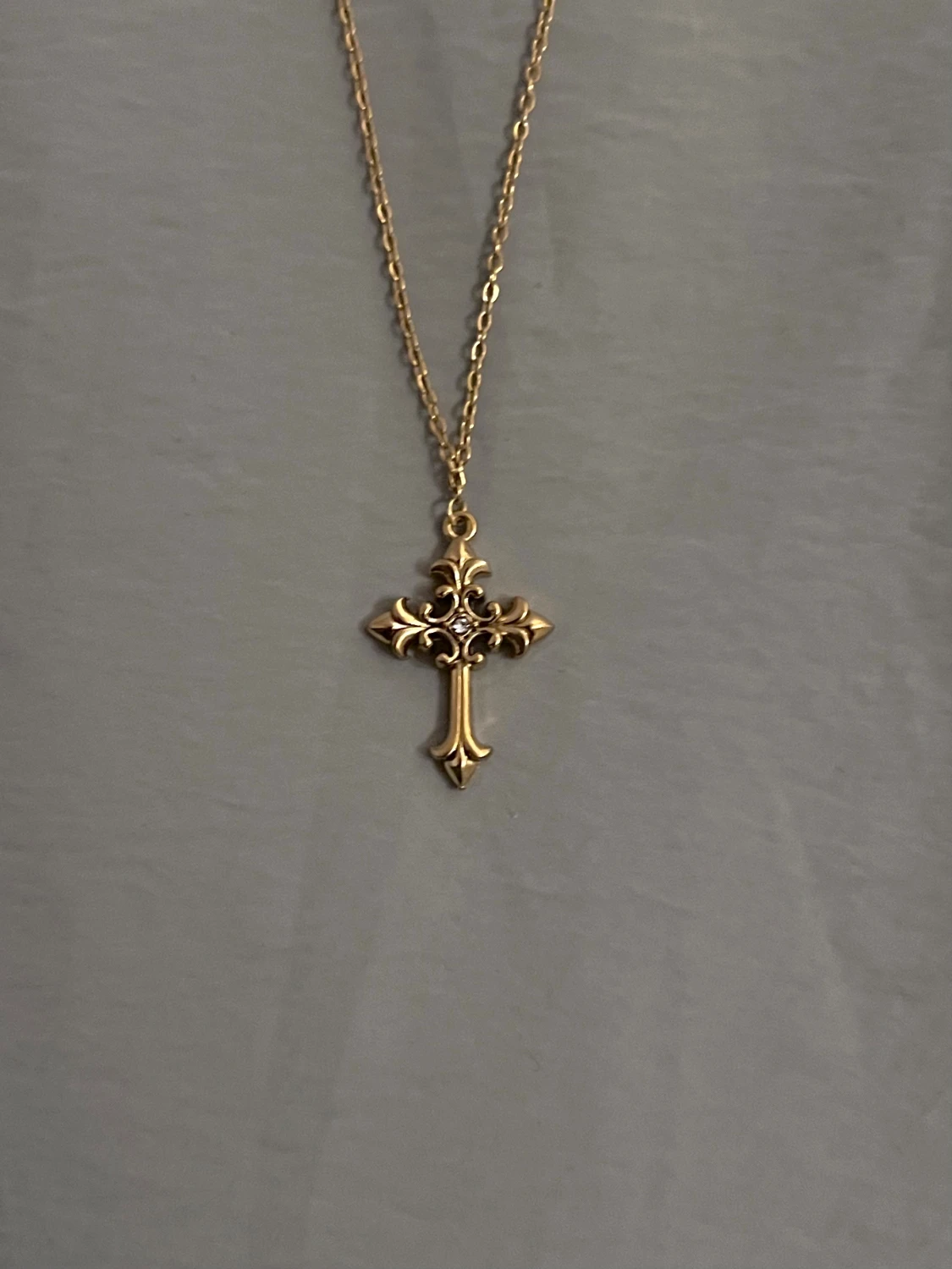 Gold Parisian Cross