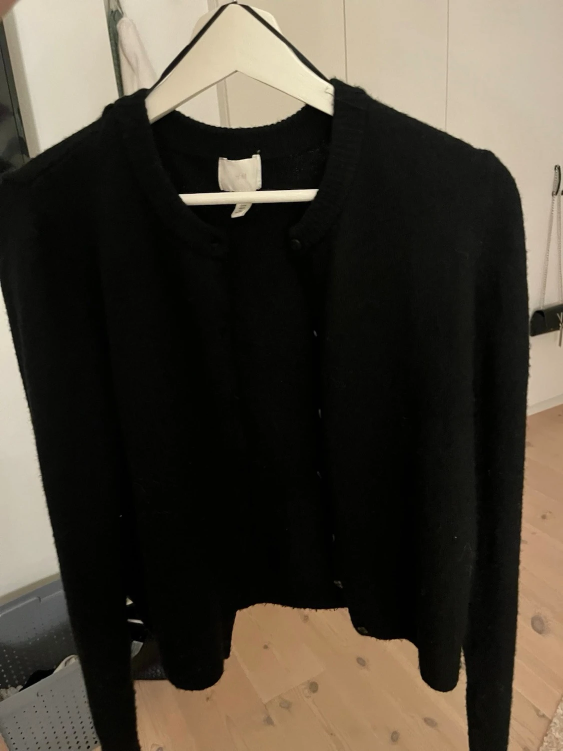 Svart kofta från H&M, storlek M