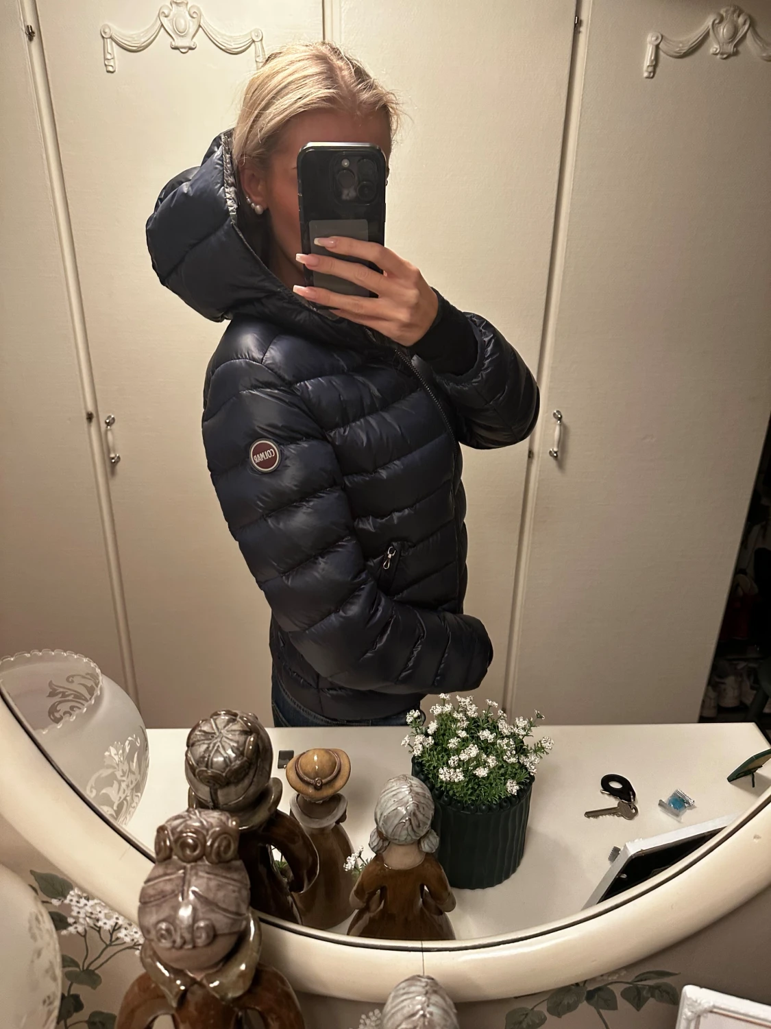 Mörkblå dunjacka från Colmar - 2