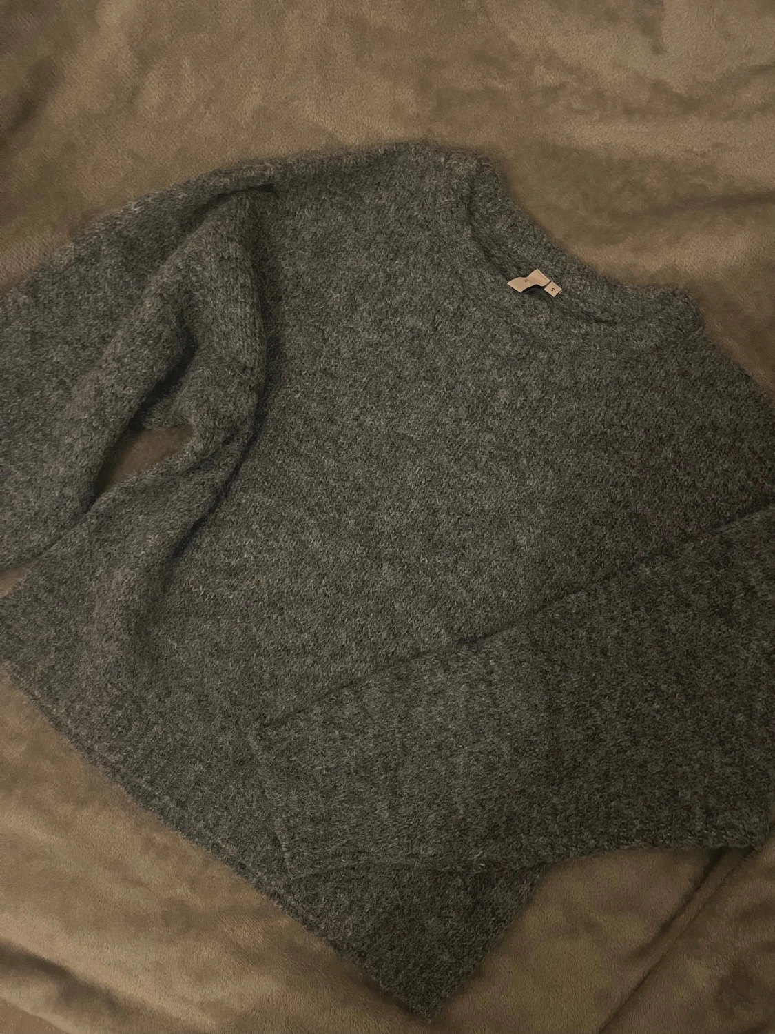 Fuzzy knit sweater from Nelly