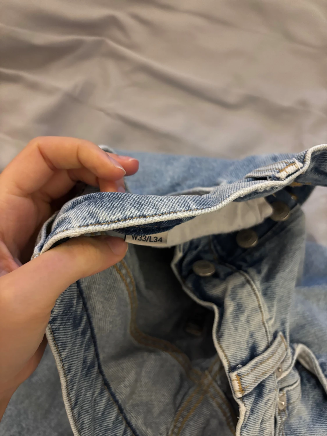 Ljusblå raka jeans från Gant - 4