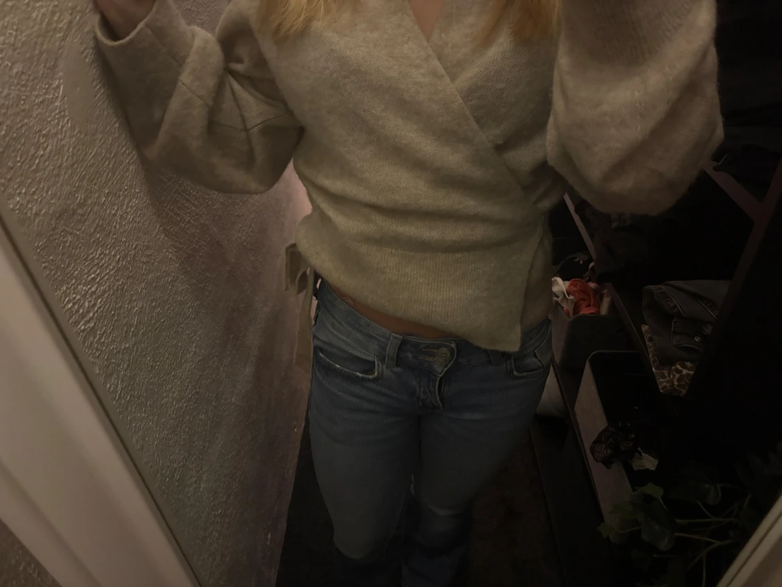 Lågmidjade bootcut jeans - 2