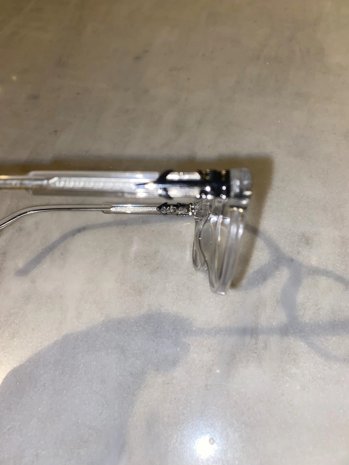 Vita chrome hearts solglassögon