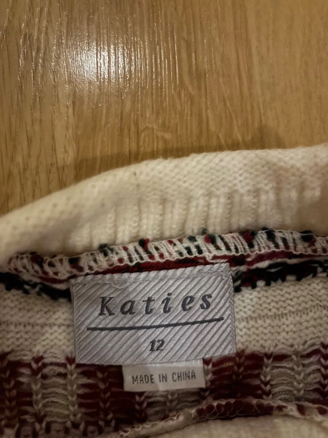 Mönstrad stickad tröja från Katies - 2