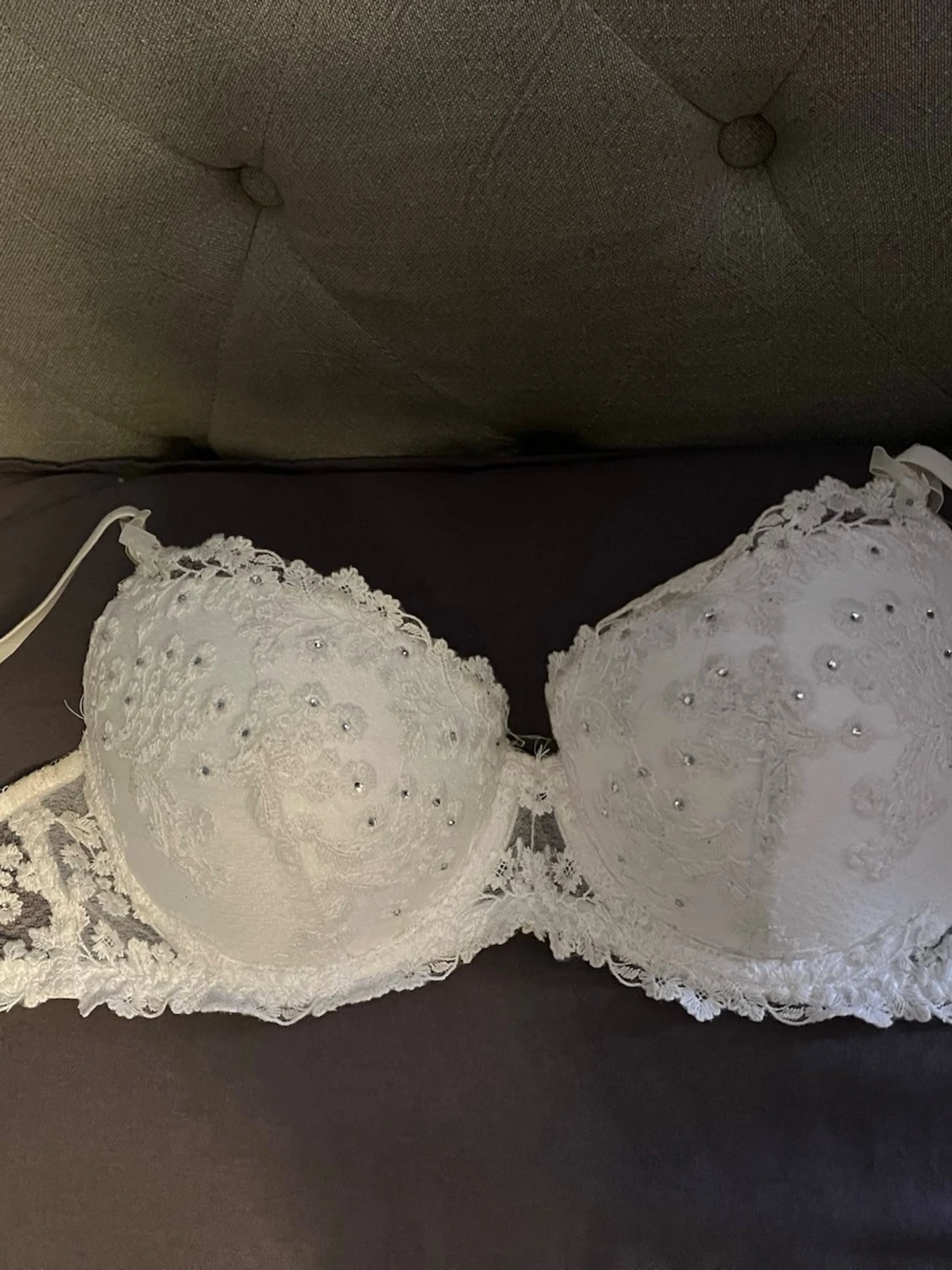 Jättefin vit bh från cubus  - 1