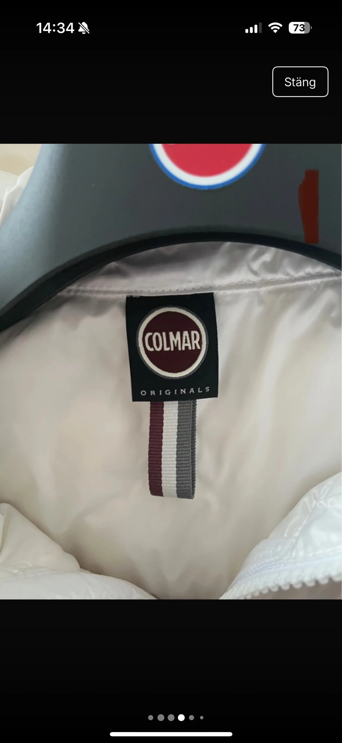 Vit pufferjacka från Colmar - 4