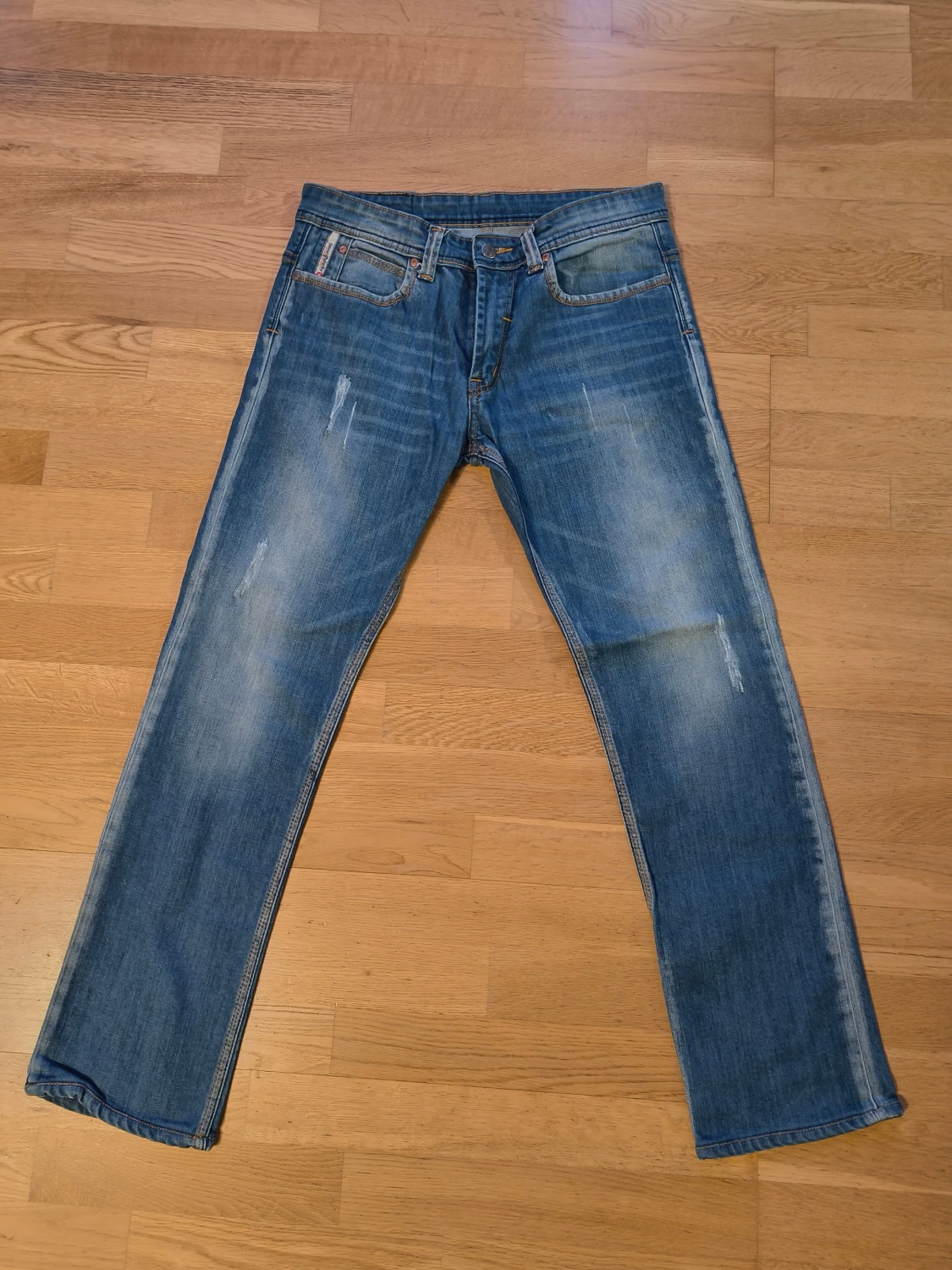 Blå Diesel jeans straight fit - 2