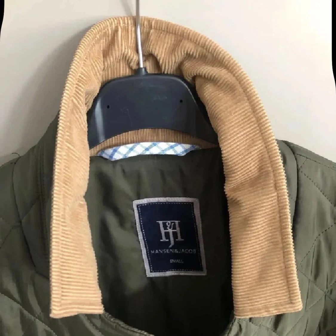 Olivgrön quiltad jacka Hansen & Jacob - 1