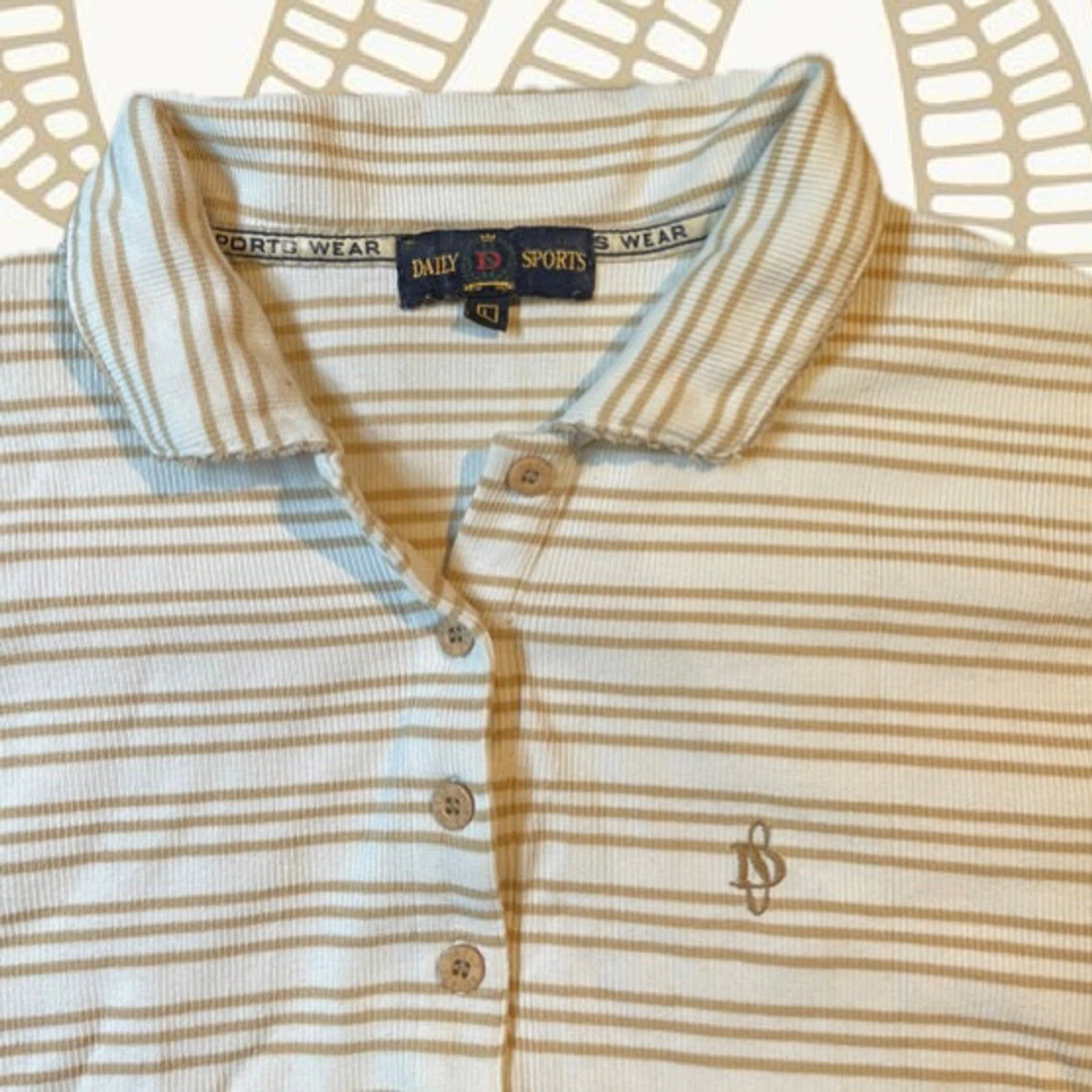 Randig vintage pikétröja  - 1