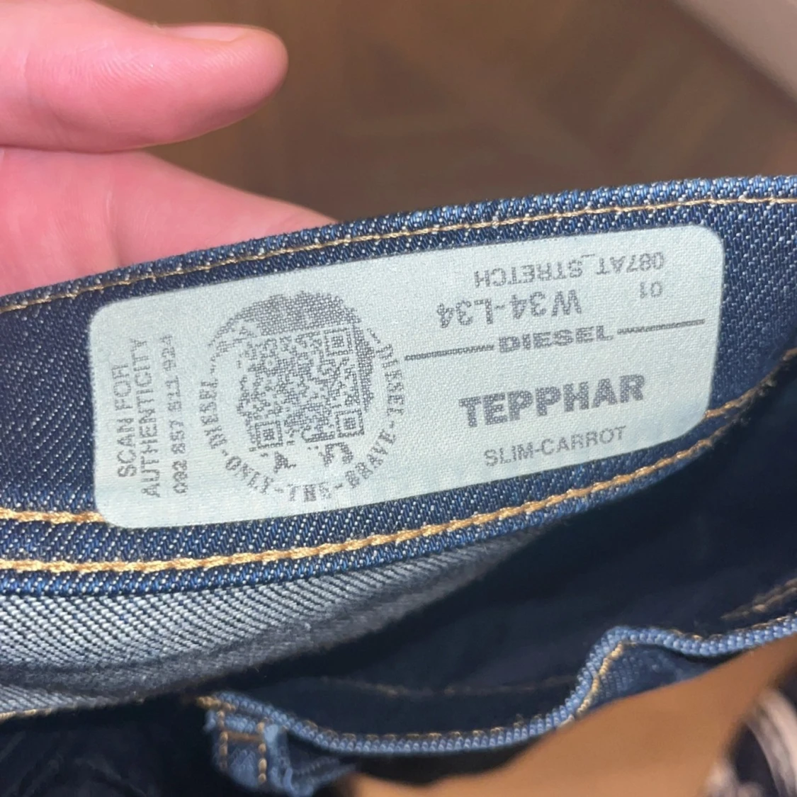 Mörkblå jeans från Diesel - 4