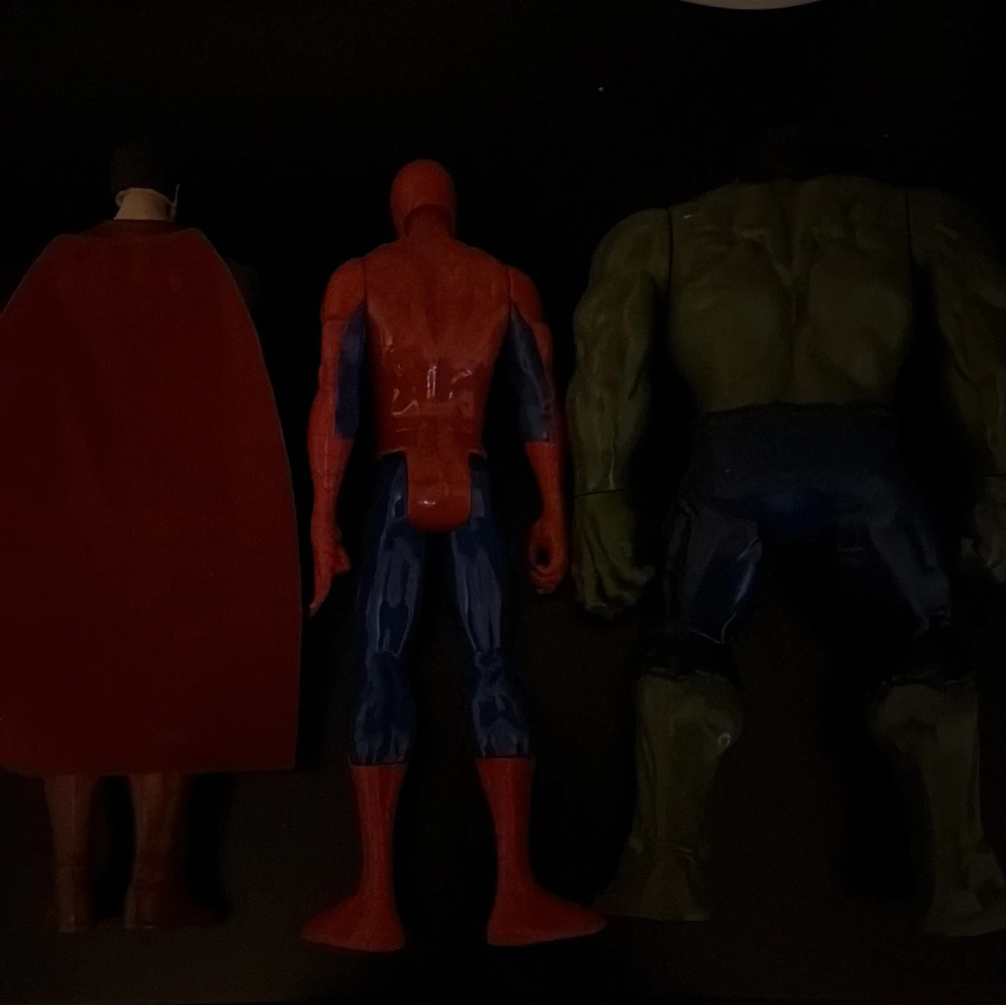 Superhjälte actionfigurer (Superman, Spiderman, Hulk) - 1